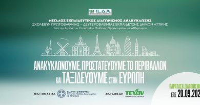 Παράταση έως 20 Σεπτεμβρίου για τον Μεγάλο Εκπαιδευτικό Διαγωνισμό Ανακύκλωσης Σχολείων στην Περιφέρεια Πελοποννήσου