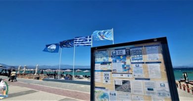 Διατήρησε τις πέντε Γαλάζιες Σημαίες και το 2025 ο Δήμος Κορινθίων. Ο χαιρετισμός του Δημάρχου Νίκου Σταυρέλη στην εκδήλωση και ο στόχος για την Έκτη Σημαία το 2026
