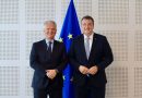 Συνάντηση του Περιφερειάρχη Πελοποννήσου Δημήτρη Πτωχού με τον Έλληνα Επίτροπο Απόστολο Τζιτζικώστα στις Βρυξέλλες