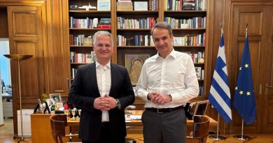 Αναπτυξιακές προτεραιότητες για την Πελοπόννησο στη συνάντηση τουΠεριφερειάρχη Δημήτρη Πτωχού με τον Πρωθυπουργό Κυριάκο Μητσοτάκη