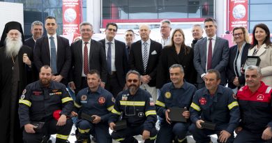 Δωρεά 7 πυροσβεστικών οχημάτων στον Δήμο Λουτρακίου-Περαχώρας-Αγίων Θεοδώρων & στον Δήμο Κορινθίων από το Βαρδινογιάννειο Ίδρυμα και τη Motor Oil